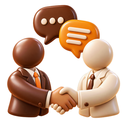 Take part in negotiations