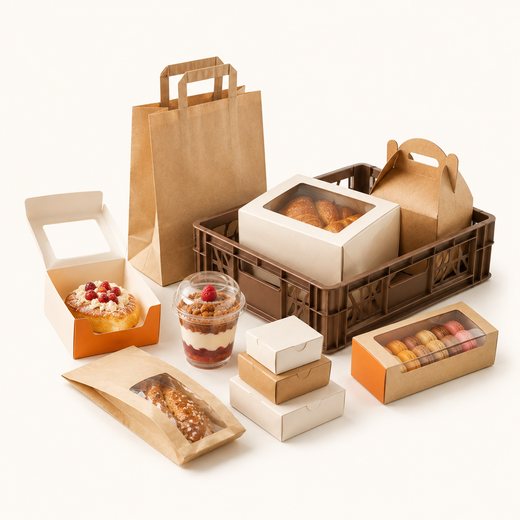 Emballages professionnels pour boulangerie et pâtisserie