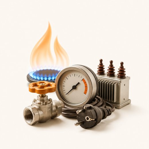 Énergie industrielle : gaz naturel et électricité