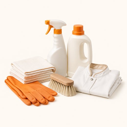 Produits d'hygiène, entretien et vêtements de travail