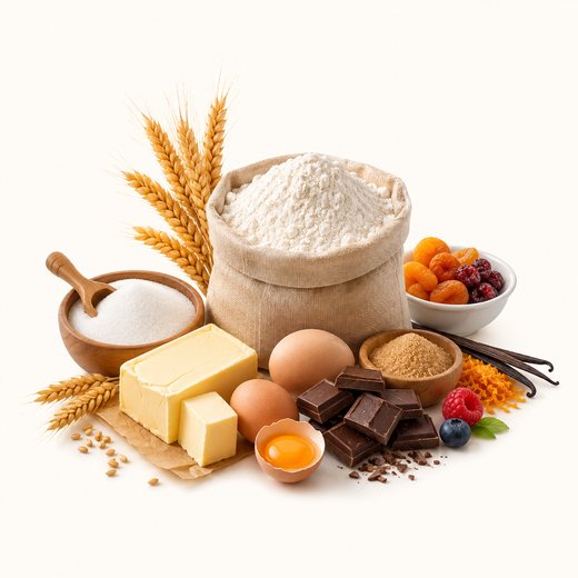 Ingrédients et matières premières de boulangerie et pâtisserie